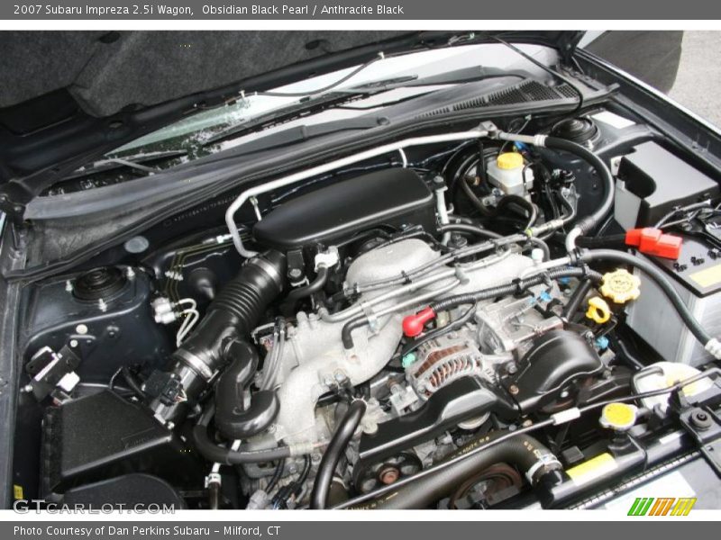 Obsidian Black Pearl / Anthracite Black 2007 Subaru Impreza 2.5i Wagon