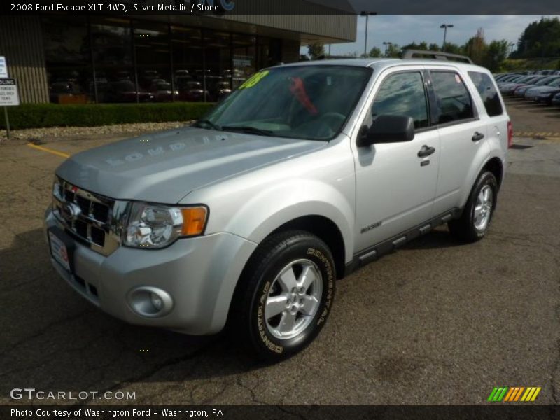 Silver Metallic / Stone 2008 Ford Escape XLT 4WD