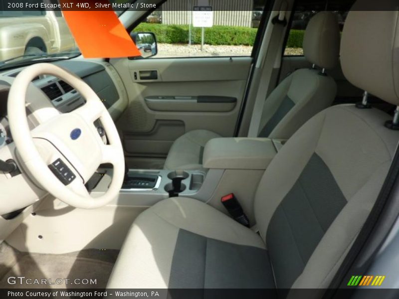 Silver Metallic / Stone 2008 Ford Escape XLT 4WD