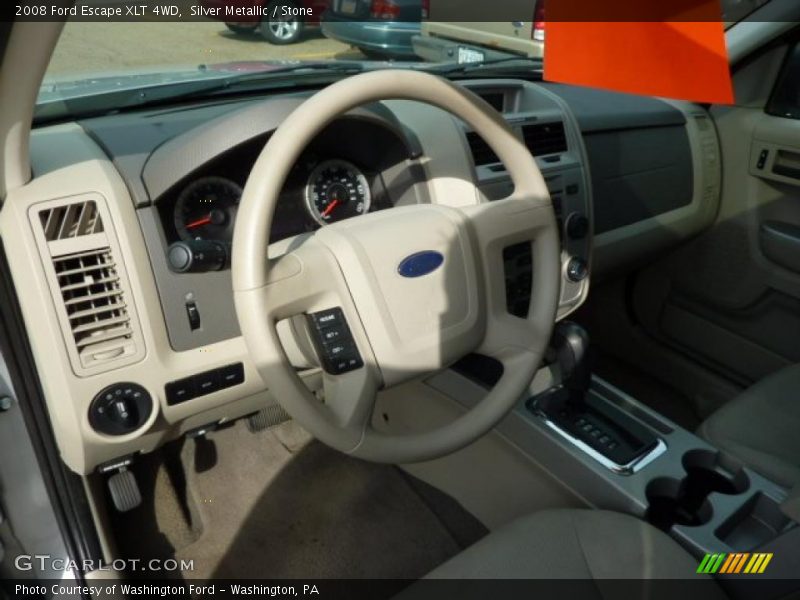 Silver Metallic / Stone 2008 Ford Escape XLT 4WD