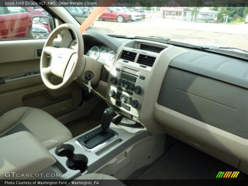 Silver Metallic / Stone 2008 Ford Escape XLT 4WD