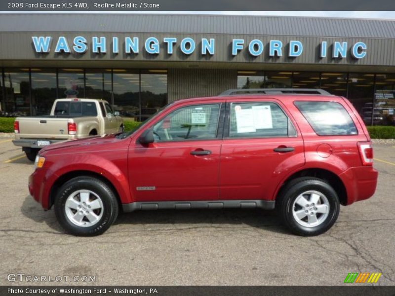 Redfire Metallic / Stone 2008 Ford Escape XLS 4WD