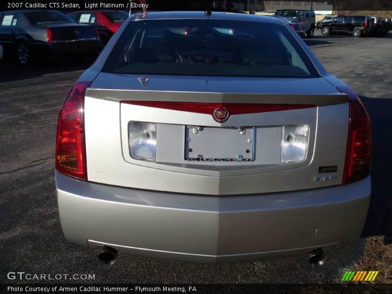 Light Platinum / Ebony 2007 Cadillac CTS Sedan