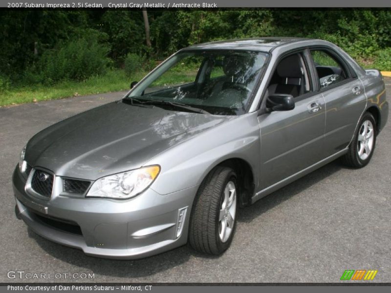 Crystal Gray Metallic / Anthracite Black 2007 Subaru Impreza 2.5i Sedan