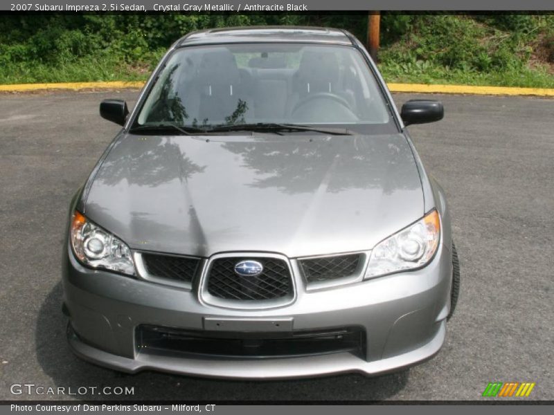 Crystal Gray Metallic / Anthracite Black 2007 Subaru Impreza 2.5i Sedan