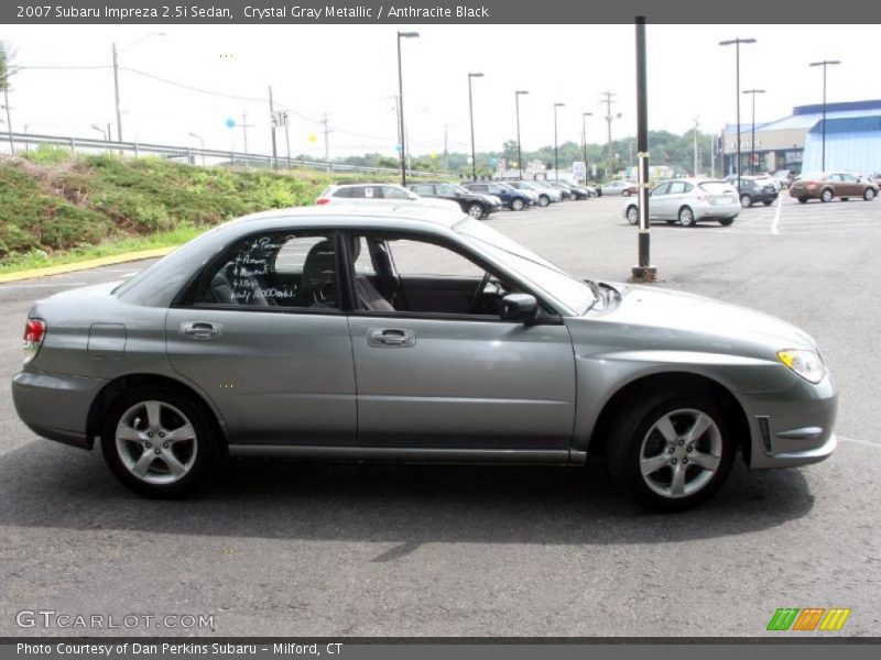 Crystal Gray Metallic / Anthracite Black 2007 Subaru Impreza 2.5i Sedan