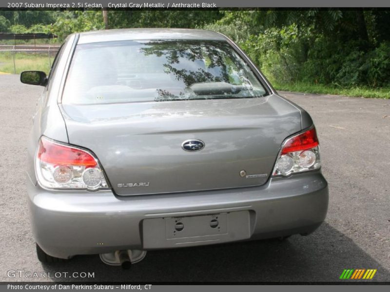 Crystal Gray Metallic / Anthracite Black 2007 Subaru Impreza 2.5i Sedan