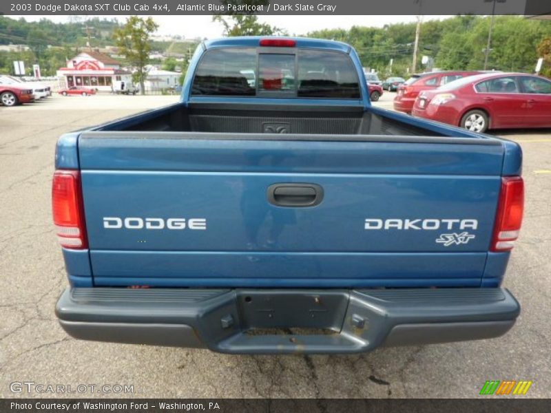 Atlantic Blue Pearlcoat / Dark Slate Gray 2003 Dodge Dakota SXT Club Cab 4x4