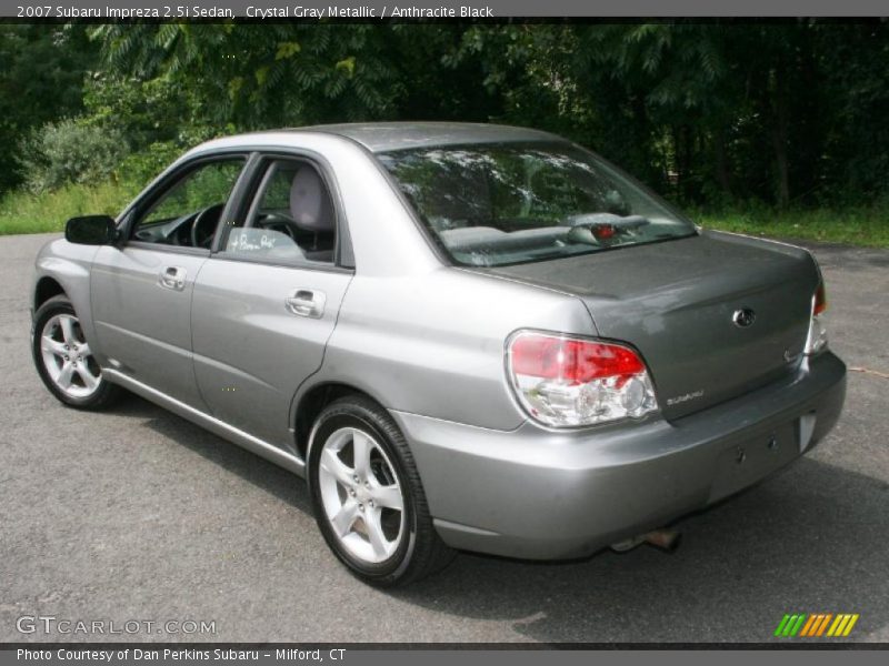 Crystal Gray Metallic / Anthracite Black 2007 Subaru Impreza 2.5i Sedan
