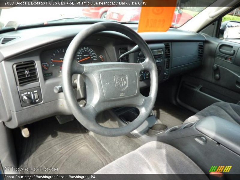 Atlantic Blue Pearlcoat / Dark Slate Gray 2003 Dodge Dakota SXT Club Cab 4x4