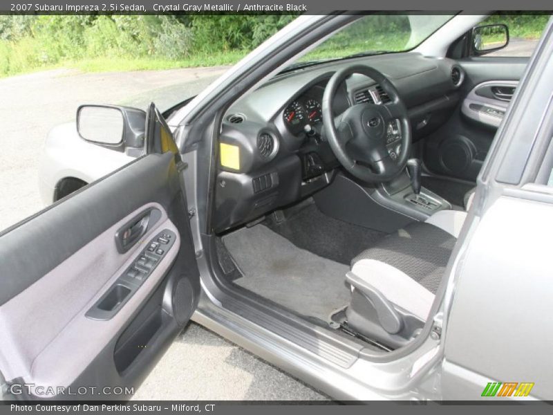 Crystal Gray Metallic / Anthracite Black 2007 Subaru Impreza 2.5i Sedan