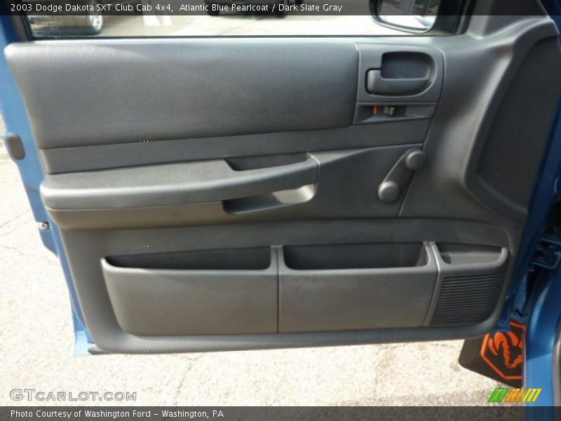 Atlantic Blue Pearlcoat / Dark Slate Gray 2003 Dodge Dakota SXT Club Cab 4x4