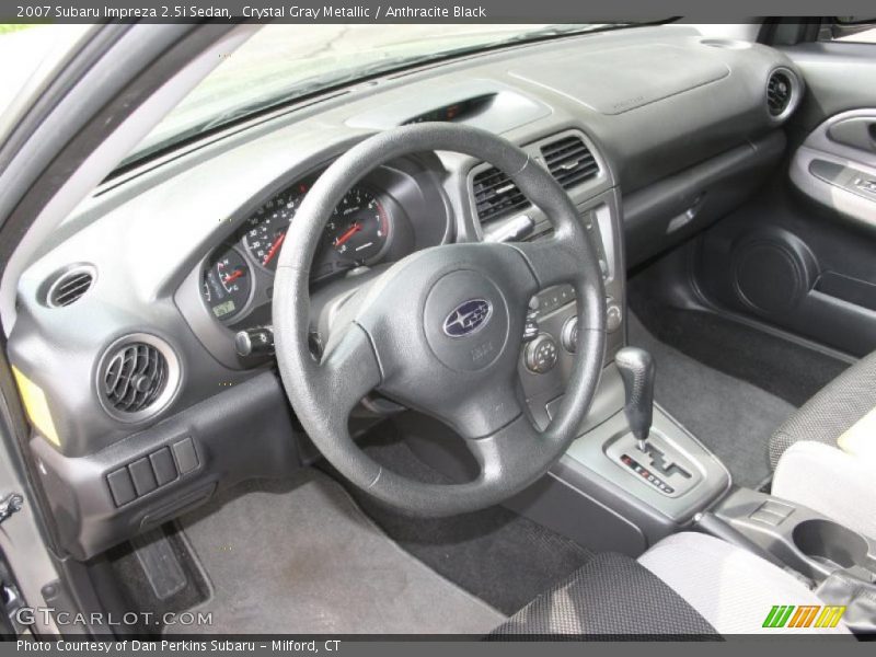 Crystal Gray Metallic / Anthracite Black 2007 Subaru Impreza 2.5i Sedan