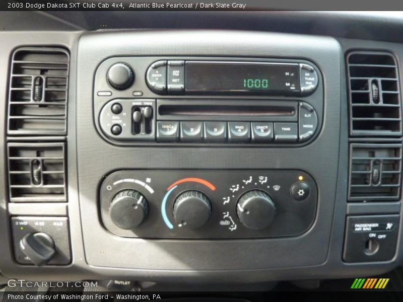 Atlantic Blue Pearlcoat / Dark Slate Gray 2003 Dodge Dakota SXT Club Cab 4x4