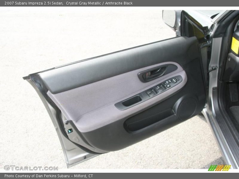 Crystal Gray Metallic / Anthracite Black 2007 Subaru Impreza 2.5i Sedan