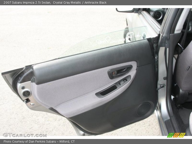 Crystal Gray Metallic / Anthracite Black 2007 Subaru Impreza 2.5i Sedan