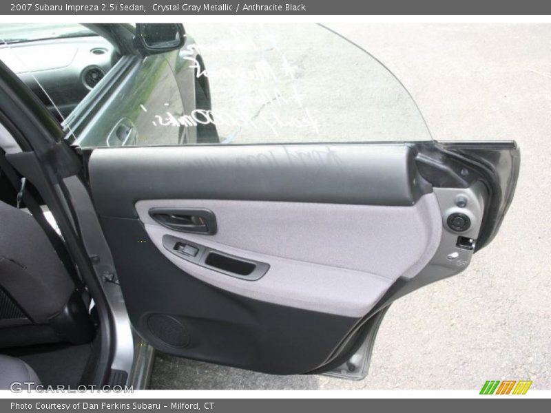 Crystal Gray Metallic / Anthracite Black 2007 Subaru Impreza 2.5i Sedan