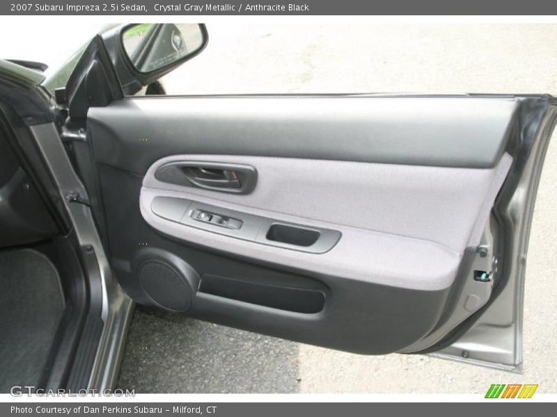 Crystal Gray Metallic / Anthracite Black 2007 Subaru Impreza 2.5i Sedan