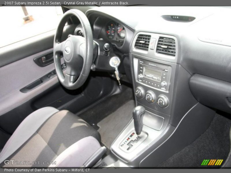 Crystal Gray Metallic / Anthracite Black 2007 Subaru Impreza 2.5i Sedan