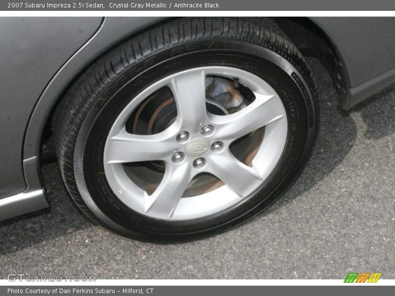 Crystal Gray Metallic / Anthracite Black 2007 Subaru Impreza 2.5i Sedan