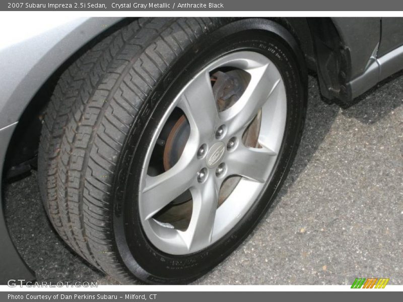 Crystal Gray Metallic / Anthracite Black 2007 Subaru Impreza 2.5i Sedan