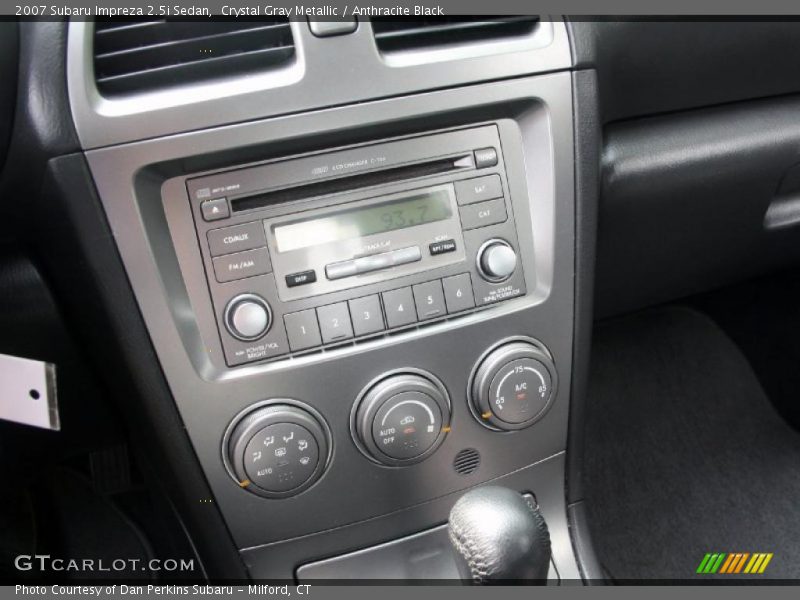 Crystal Gray Metallic / Anthracite Black 2007 Subaru Impreza 2.5i Sedan