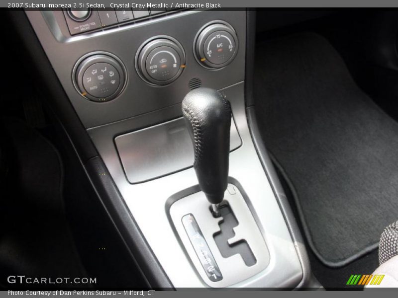 Crystal Gray Metallic / Anthracite Black 2007 Subaru Impreza 2.5i Sedan