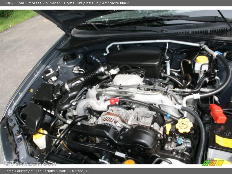 Crystal Gray Metallic / Anthracite Black 2007 Subaru Impreza 2.5i Sedan