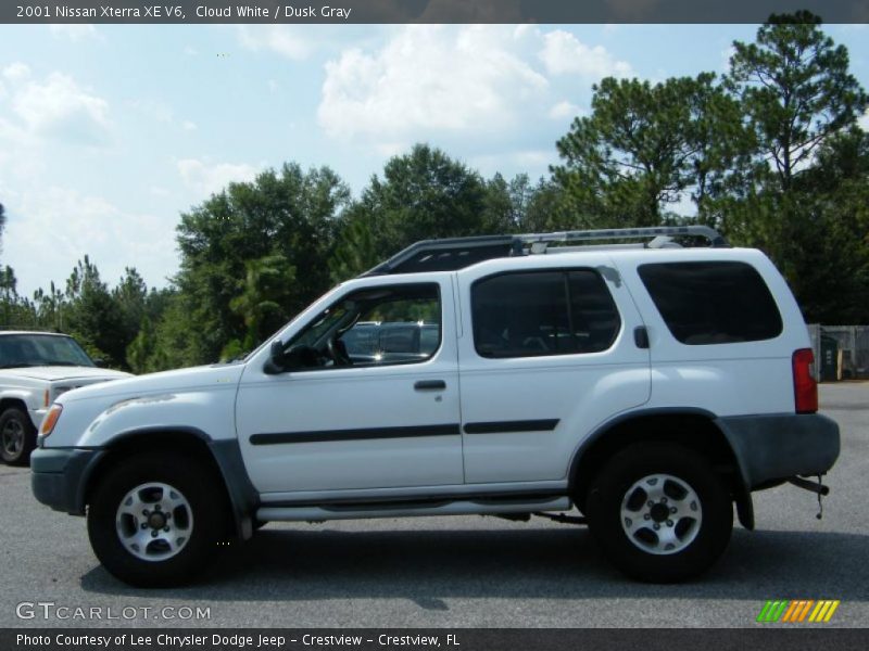 Cloud White / Dusk Gray 2001 Nissan Xterra XE V6