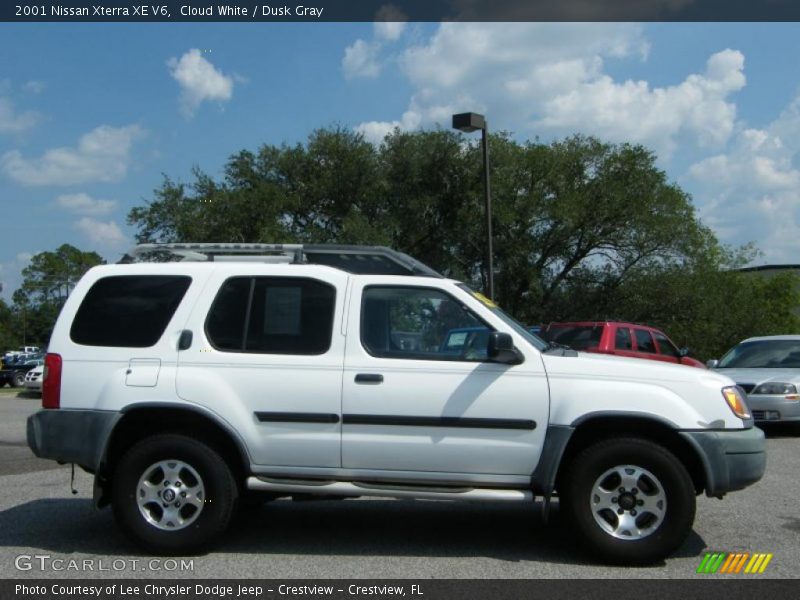 Cloud White / Dusk Gray 2001 Nissan Xterra XE V6