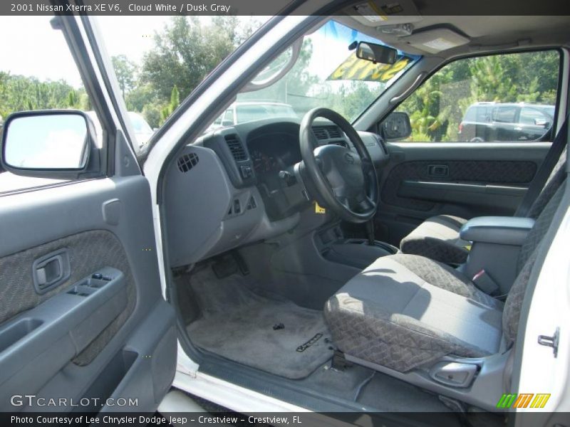 Cloud White / Dusk Gray 2001 Nissan Xterra XE V6