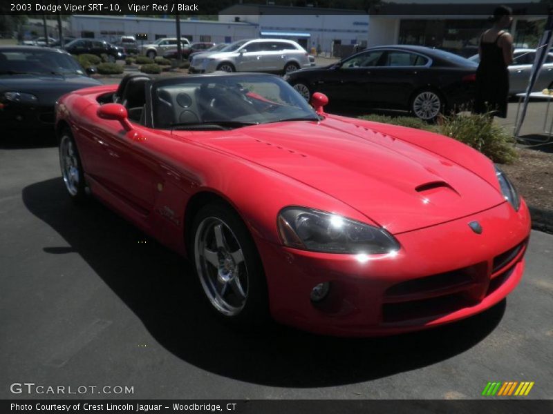 Viper Red / Black 2003 Dodge Viper SRT-10
