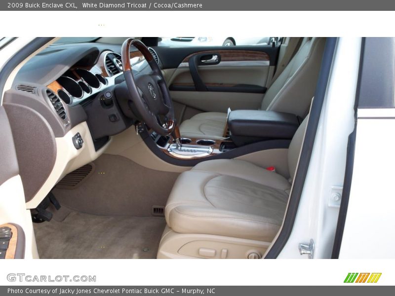 White Diamond Tricoat / Cocoa/Cashmere 2009 Buick Enclave CXL
