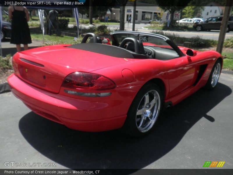 Viper Red / Black 2003 Dodge Viper SRT-10