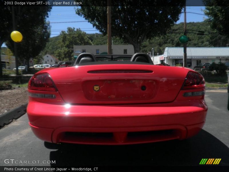 Viper Red / Black 2003 Dodge Viper SRT-10