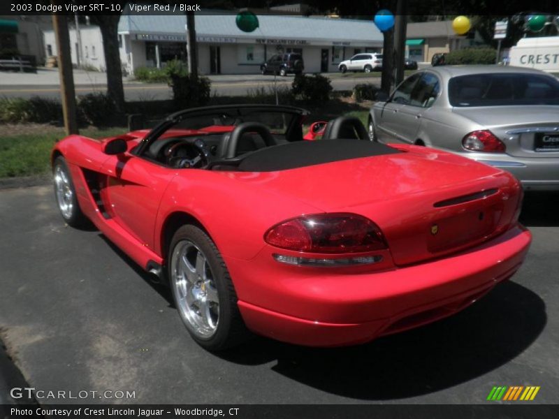 Viper Red / Black 2003 Dodge Viper SRT-10