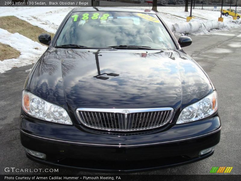 Black Obsidian / Beige 2001 Infiniti I 30 Sedan