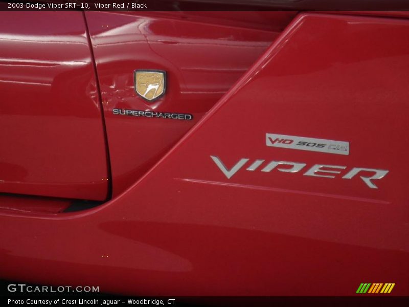 Viper Red / Black 2003 Dodge Viper SRT-10