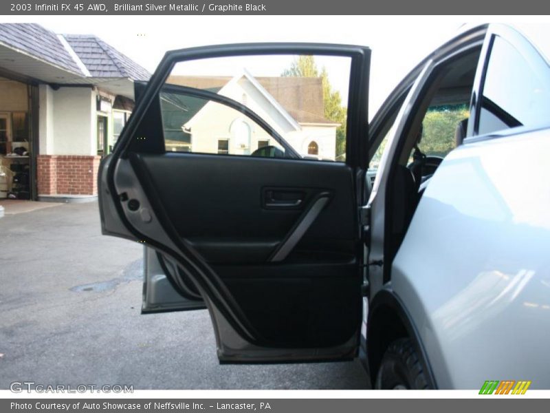 Brilliant Silver Metallic / Graphite Black 2003 Infiniti FX 45 AWD