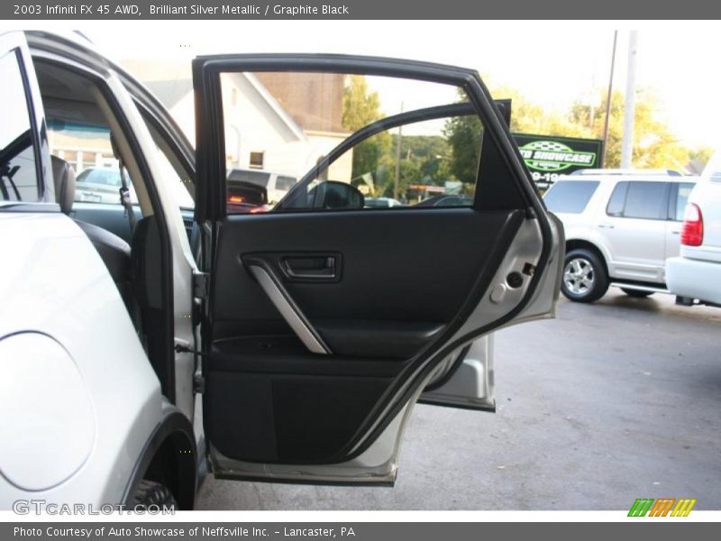 Brilliant Silver Metallic / Graphite Black 2003 Infiniti FX 45 AWD