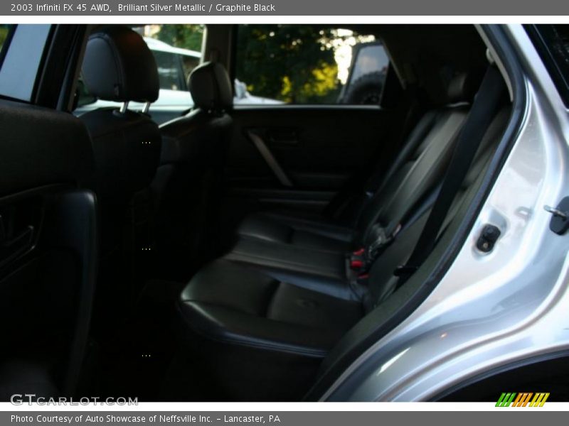Brilliant Silver Metallic / Graphite Black 2003 Infiniti FX 45 AWD