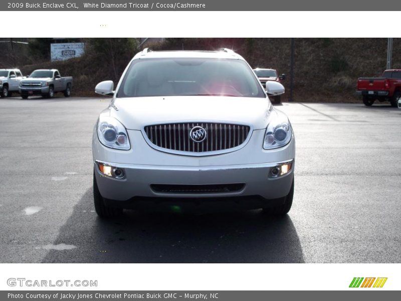 White Diamond Tricoat / Cocoa/Cashmere 2009 Buick Enclave CXL