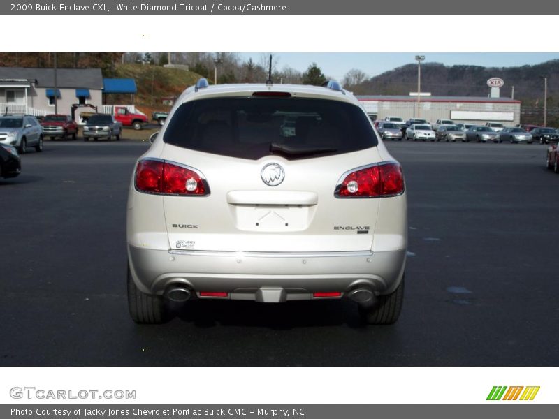 White Diamond Tricoat / Cocoa/Cashmere 2009 Buick Enclave CXL