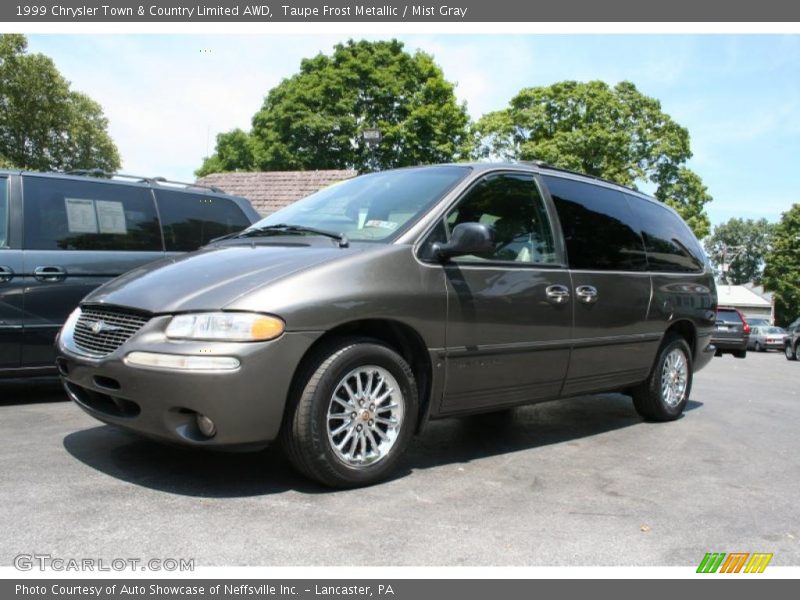 Taupe Frost Metallic / Mist Gray 1999 Chrysler Town & Country Limited AWD