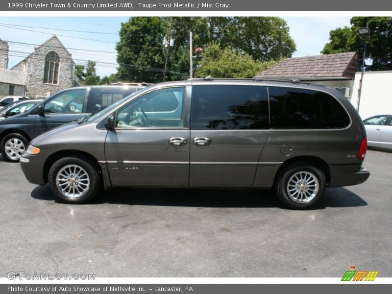 Taupe Frost Metallic / Mist Gray 1999 Chrysler Town & Country Limited AWD