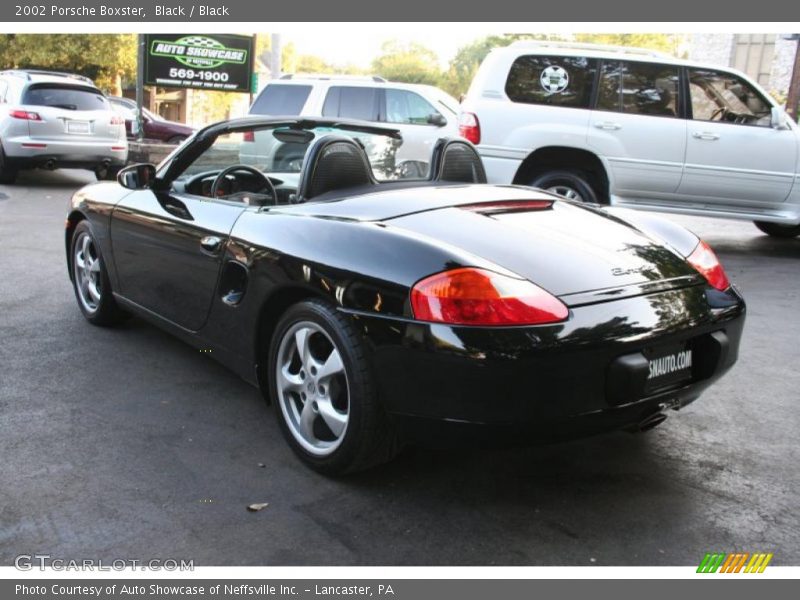 Black / Black 2002 Porsche Boxster
