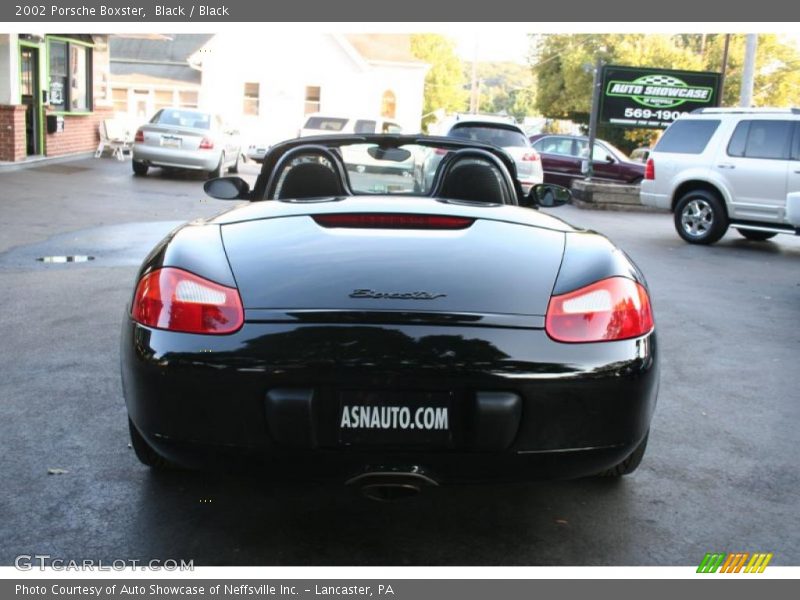 Black / Black 2002 Porsche Boxster