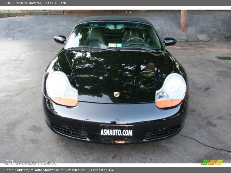 Black / Black 2002 Porsche Boxster