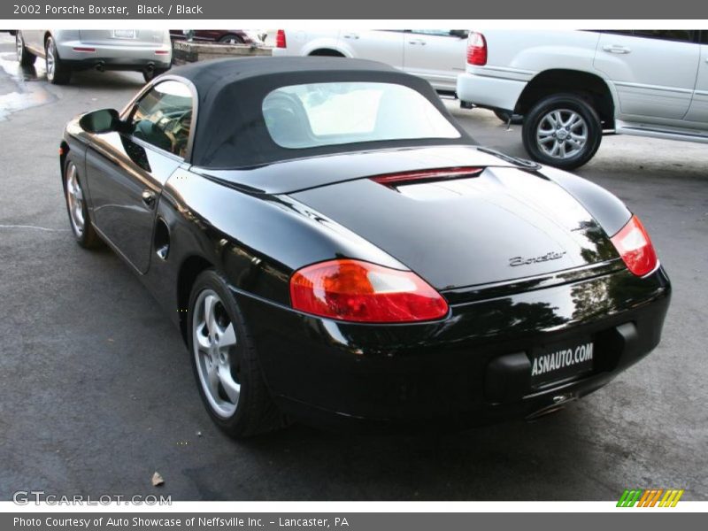 Black / Black 2002 Porsche Boxster