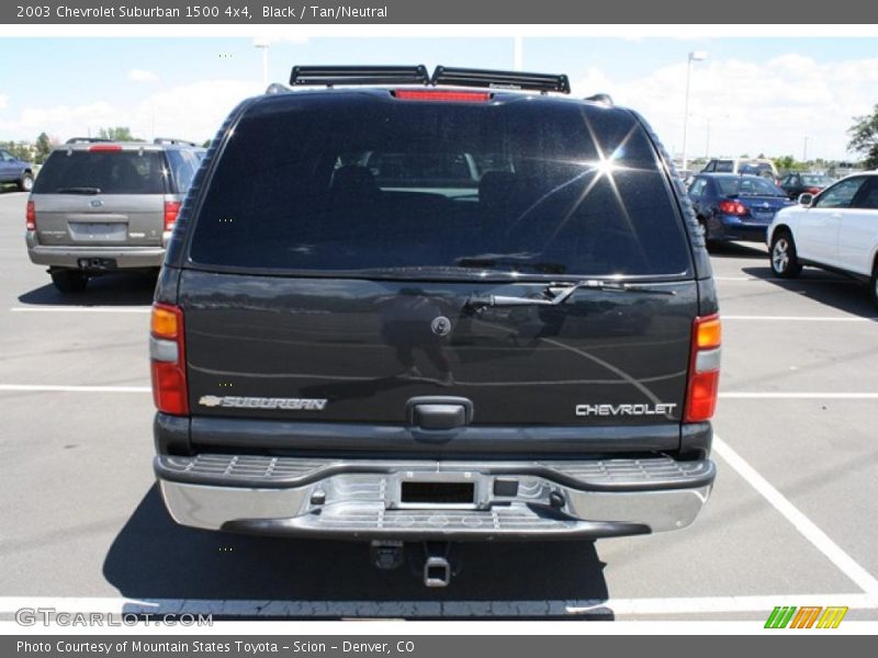 Black / Tan/Neutral 2003 Chevrolet Suburban 1500 4x4